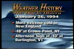 Weather history