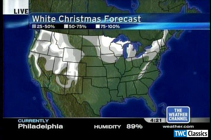 White Christmas forecast