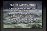 Flood safety rules