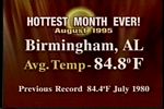 Record average high for the month
