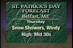 St. Patrick's Day forecast