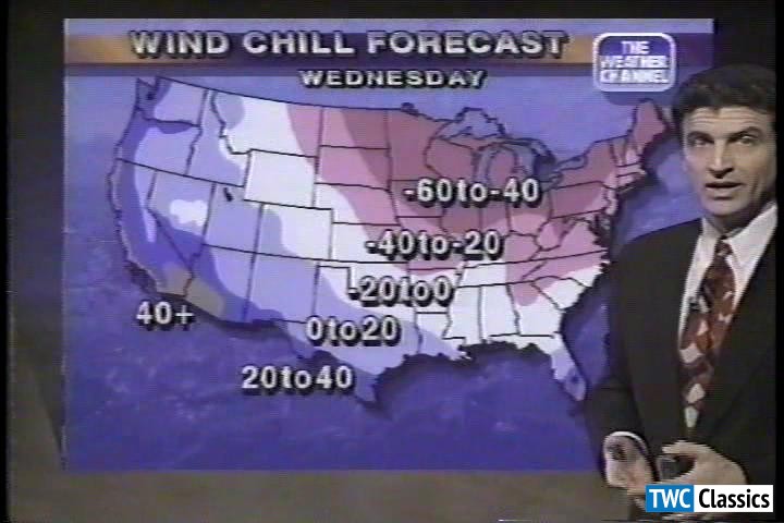 Wind chill forecast / January 19th